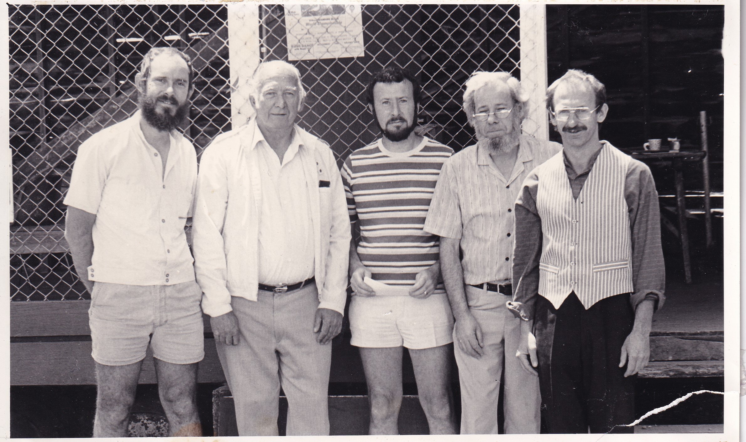 5783 – 5 Men inc Peter Anfruns (right) – Stanley Family Album